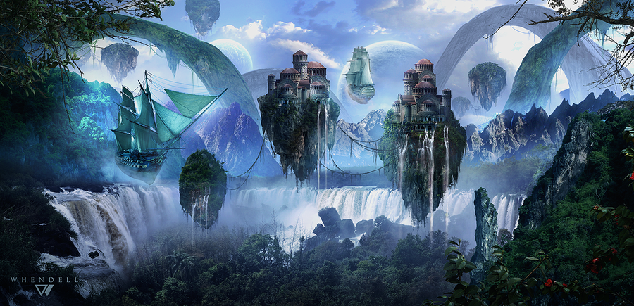 Floating Island by Whendell